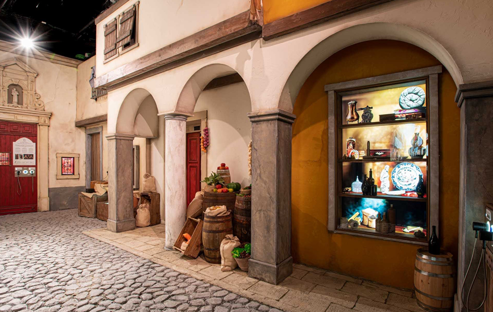 Reconstructed Medieval Lisbon Streets